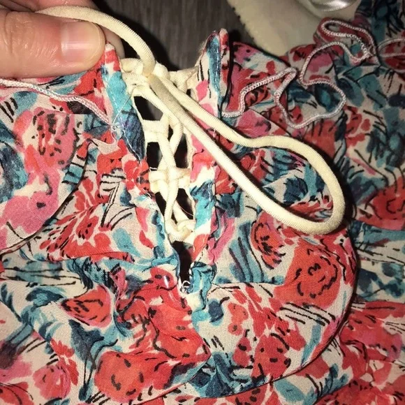 Free people mabel printed blouse